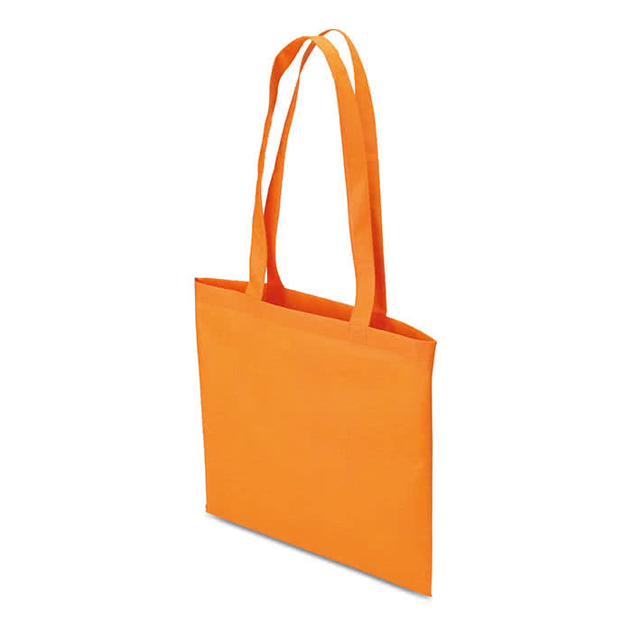Bolsas personalizadas baratas para publicidad color Naranja segunda vista Bolsas personalizadas baratas para publicidad color Naranja segunda vista