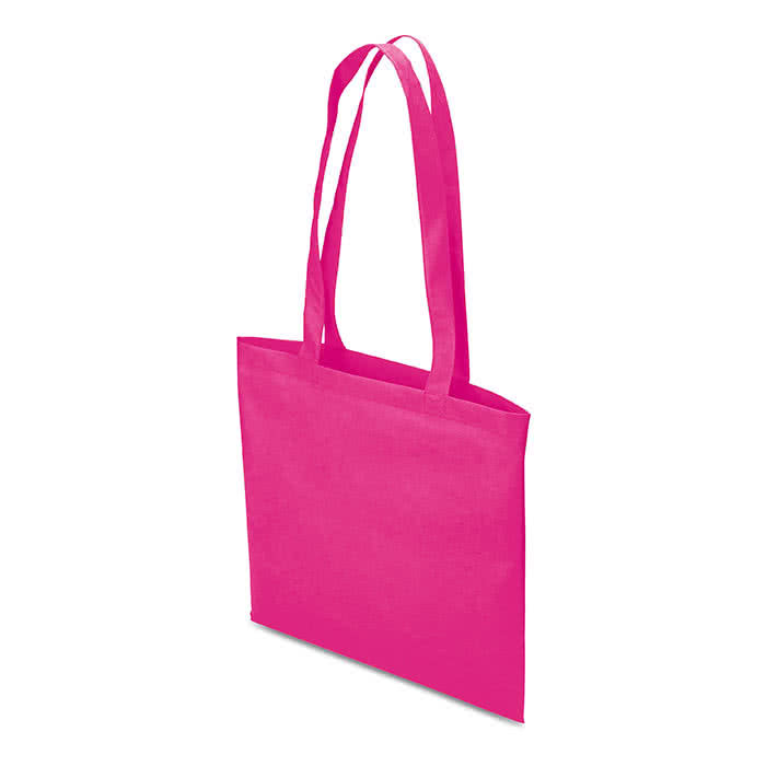 Bolsas personalizadas baratas para publicidad color Fuchsia segunda vista Bolsas personalizadas baratas para publicidad color Fuchsia segunda vista