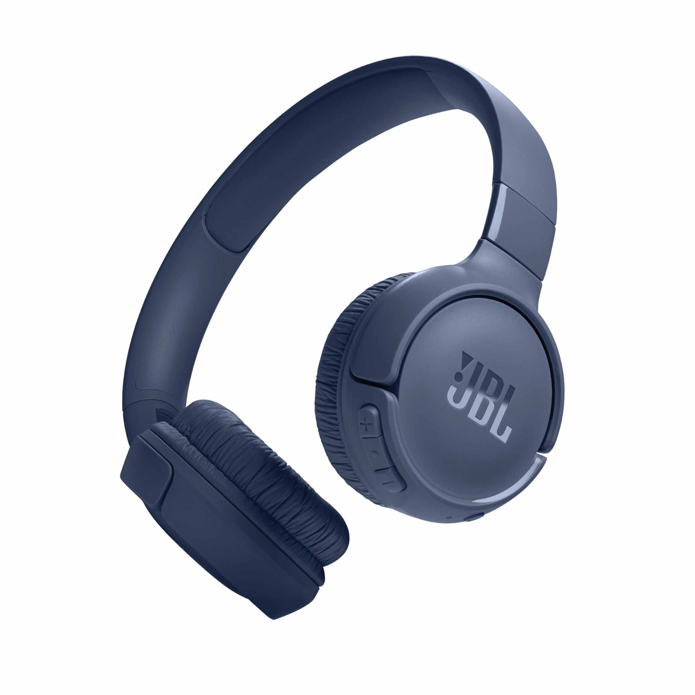 Auriculares JBL Tune 520BT con potente sonido Pure Bass y BT 5.3 color azul vista principal Auriculares JBL Tune 520BT con potente sonido Pure Bass y BT 5.3 color azul vista principal