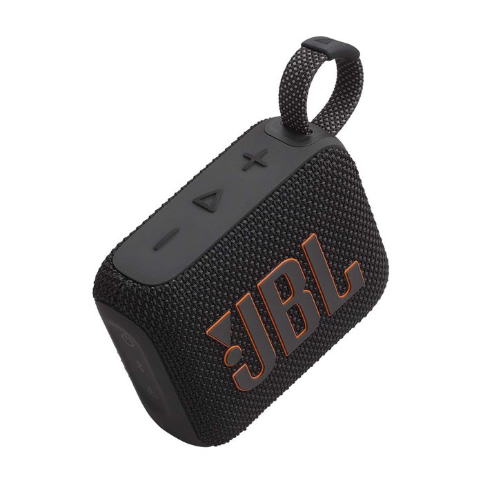Altavoz JBL Go 4 colorido y pequeño con una potencia de 4.2W color negro vista principal Altavoz JBL Go 4 colorido y pequeño con una potencia de 4.2W color negro vista principal