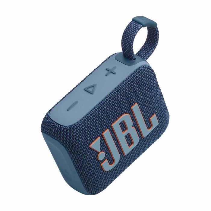 Altavoz JBL Go 4 colorido y pequeño con una potencia de 4.2W color azul vista principal Altavoz JBL Go 4 colorido y pequeño con una potencia de 4.2W color azul vista principal