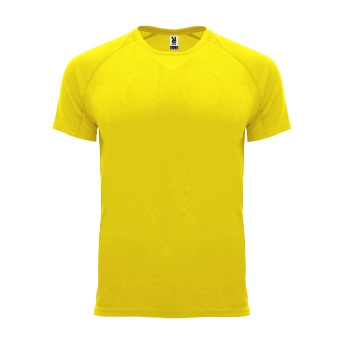 Camiseta técnica de poliéster 100% para niños 135 g/m2 Roly color amarillo