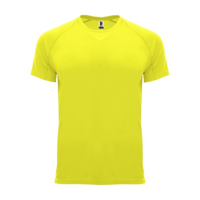 Camiseta técnica de poliéster 100% para niños 135 g/m2 Roly color amarillo fluorescente