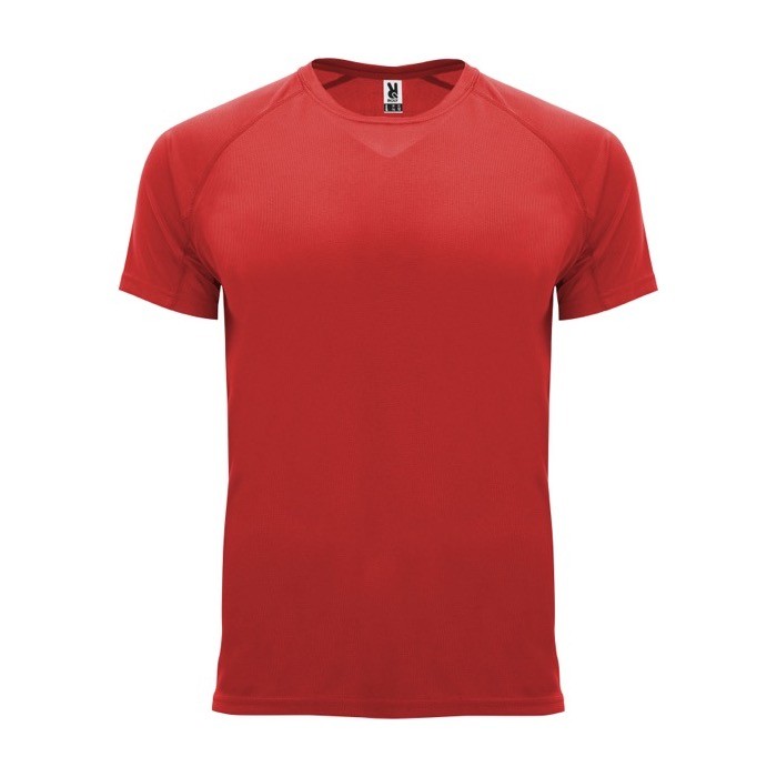Camiseta técnica de poliéster 100% para niños 135 g/m2 Roly color rojo