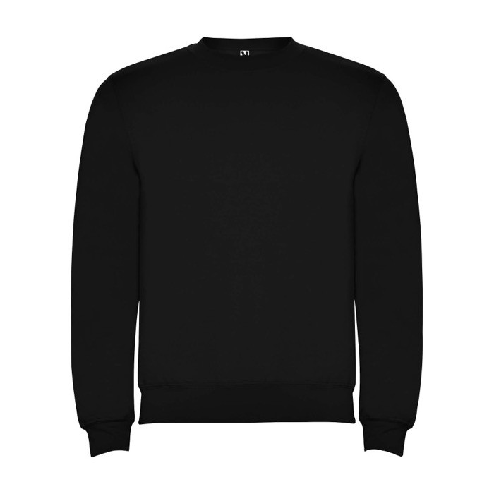 Jersey para niños de algodón y poliéster en punto 280 g/m2 Roly color negro