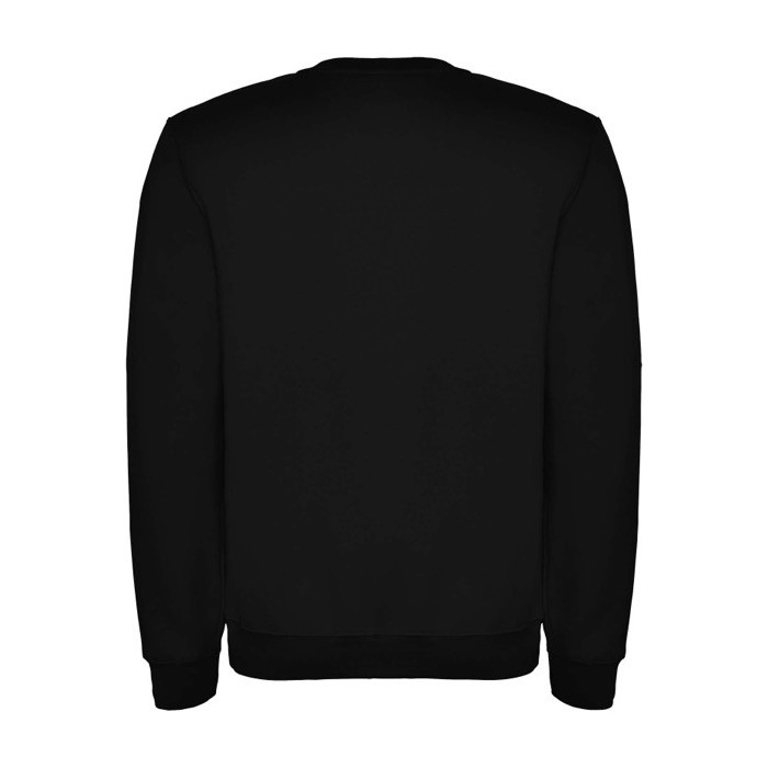 Jersey para niños de algodón y poliéster en punto 280 g/m2 Roly color negro segunda vista trasera