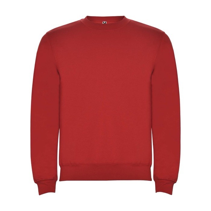 Jersey para niños de algodón y poliéster en punto 280 g/m2 Roly color rojo