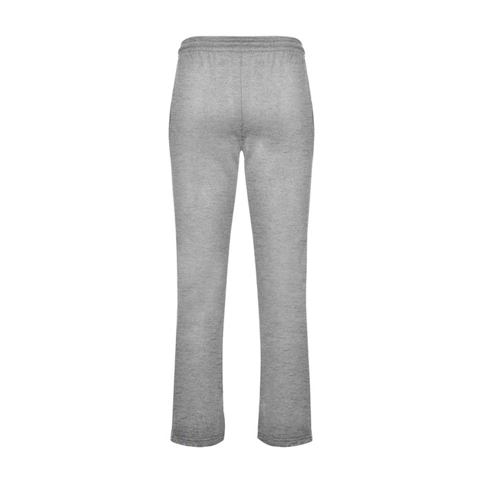 Pantalón deportivo para niños de algodón y poliéster 280 g/m2 Roly color gris claro jaspeado segunda vista trasera Pantalón deportivo para niños de algodón y poliéster 280 g/m2 Roly color gris claro jaspeado segunda vista trasera