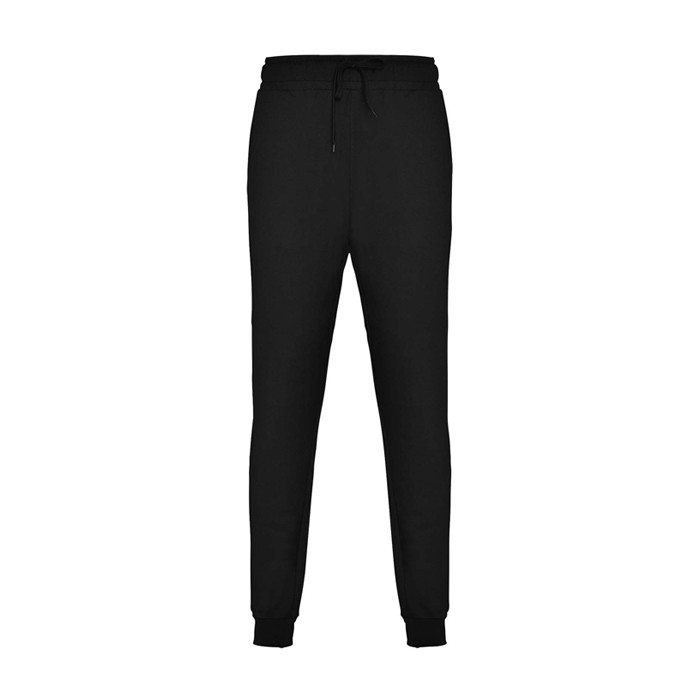 Pantalón infantil sport de algodón y poliéster con pernera 280 g/m2 Roly color negro Pantalón infantil sport de algodón y poliéster con pernera 280 g/m2 Roly color negro
