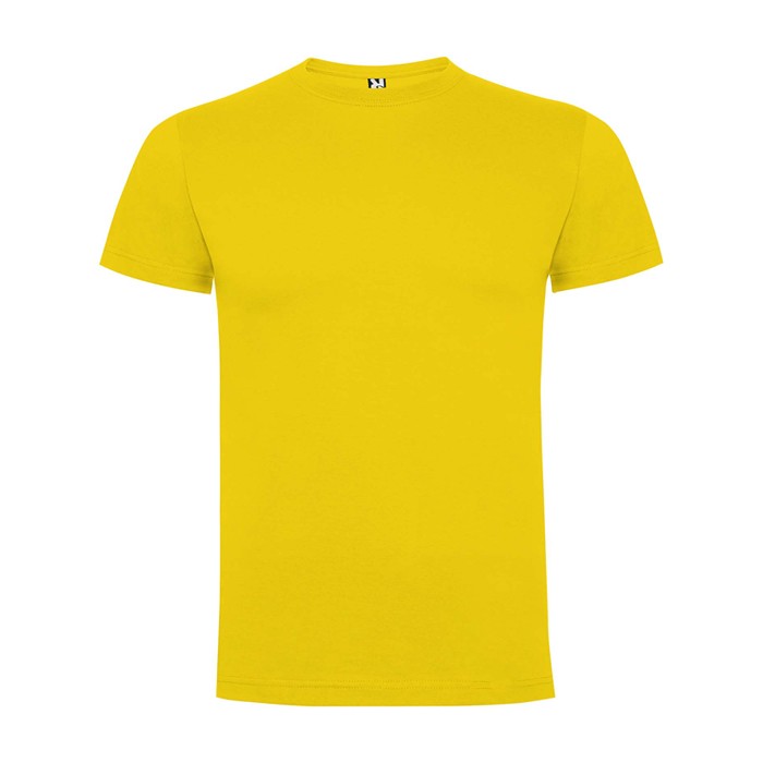 Camiseta infantil de manga corta de algodón en punto 165 g/m2 Roly color amarillo Camiseta infantil de manga corta de algodón en punto 165 g/m2 Roly color amarillo
