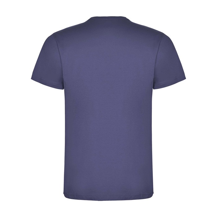 Camiseta infantil de manga corta de algodón en punto 165 g/m2 Roly color azul vaquero segunda vista trasera Camiseta infantil de manga corta de algodón en punto 165 g/m2 Roly color azul vaquero segunda vista trasera