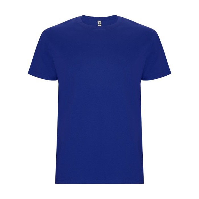 Camiseta de punto en 100% algodón para niños 190 g/m2 Roly color azul real Camiseta de punto en 100% algodón para niños 190 g/m2 Roly color azul real