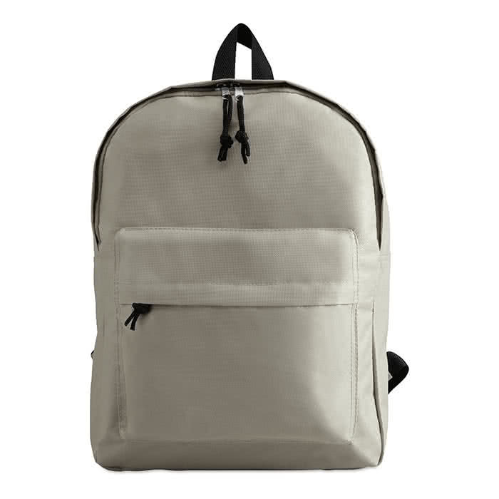 Mochila personalizada con bolsillo exterior color Gris Mochila personalizada con bolsillo exterior color Gris