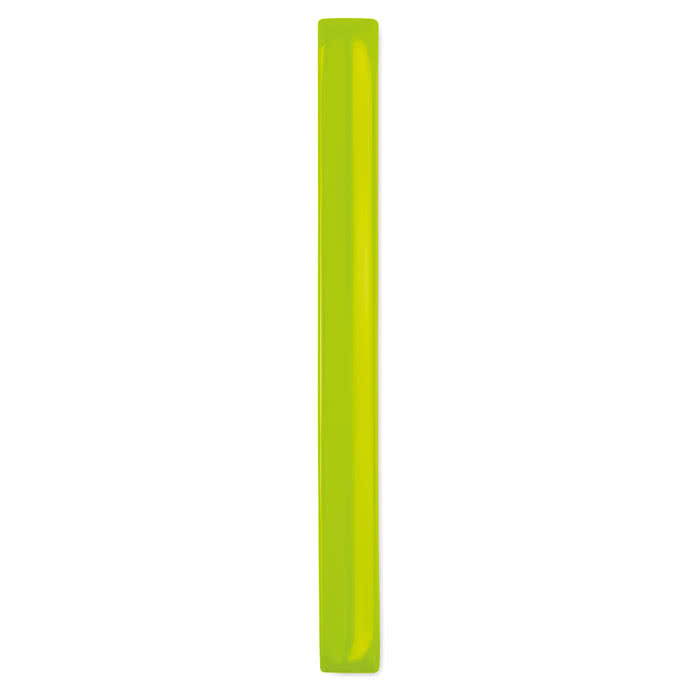 Pulseras personalizadas reflectantes PVC color amarillo Pulseras personalizadas reflectantes PVC color amarillo