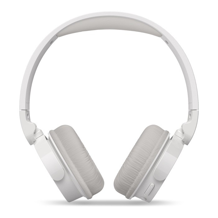 Auriculares inalámbricos y plegables para personalizar marca Phillips color blanco segunda vista Auriculares inalámbricos y plegables para personalizar marca Phillips color blanco segunda vista