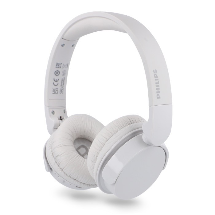 Auriculares inalámbricos ligeros y plegables marca Phillips color blanco Auriculares inalámbricos ligeros y plegables marca Phillips color blanco