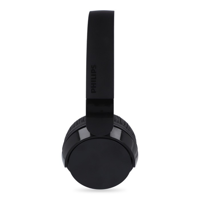 Auriculares inalámbricos ligeros y plegables marca Phillips color negro cuarta vista Auriculares inalámbricos ligeros y plegables marca Phillips color negro cuarta vista