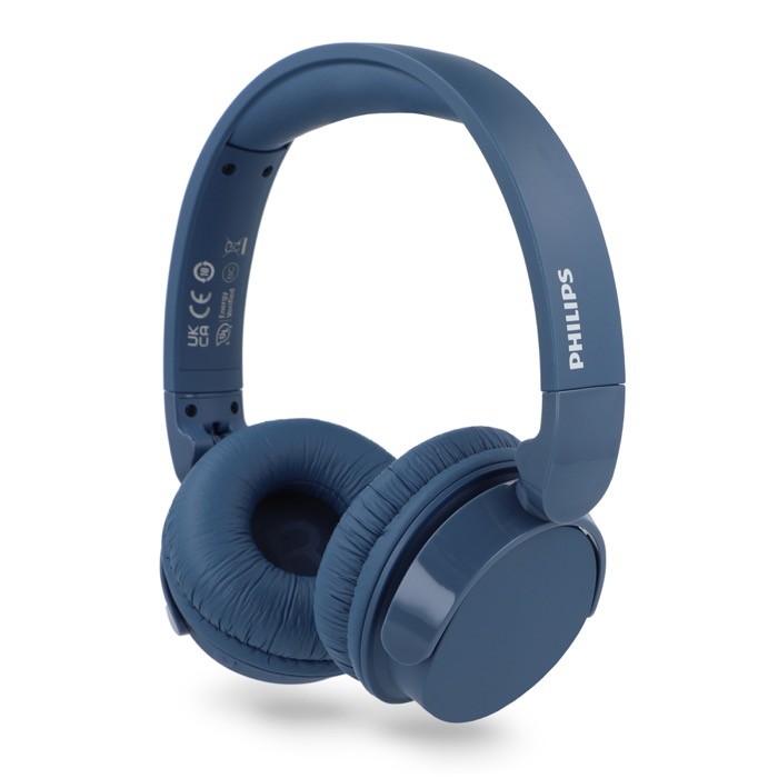Auriculares inalámbricos ligeros y plegables marca Phillips color azul Auriculares inalámbricos ligeros y plegables marca Phillips color azul