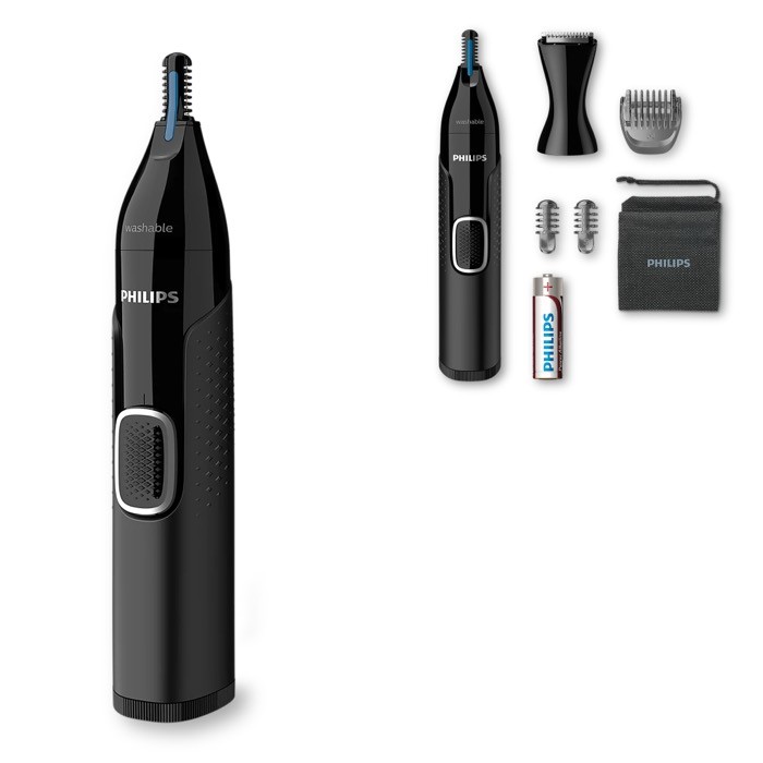 Recortador de pelos de nariz, orejas y cejas marca Phillips Recortador de pelos de nariz, orejas y cejas marca Phillips