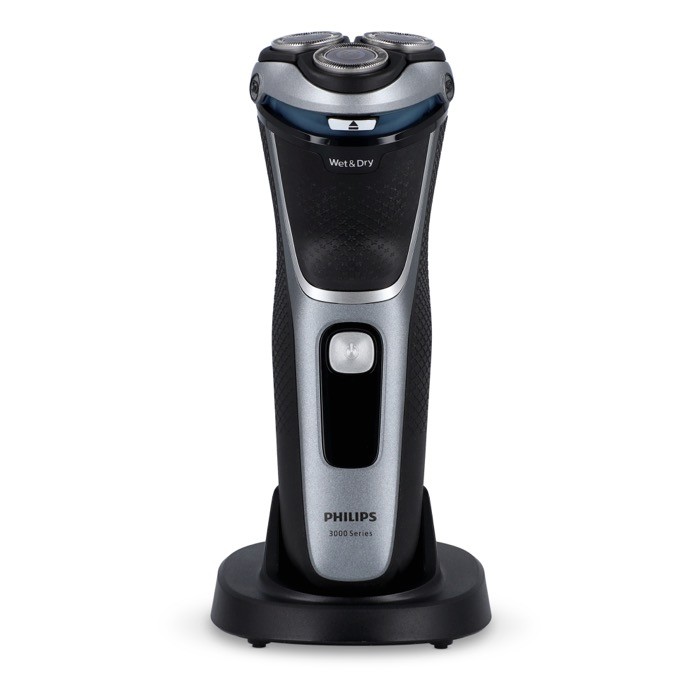 Afeitadora eléctrica para cabeza y cara marca Phillips color negro quinta vista Afeitadora eléctrica para cabeza y cara marca Phillips color negro quinta vista