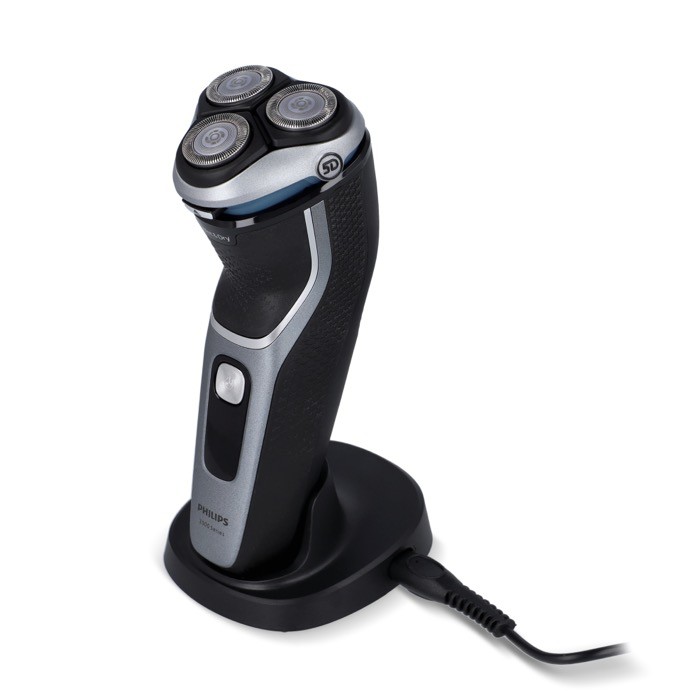 Afeitadora eléctrica para cabeza y cara marca Phillips color negro septima vista Afeitadora eléctrica para cabeza y cara marca Phillips color negro septima vista