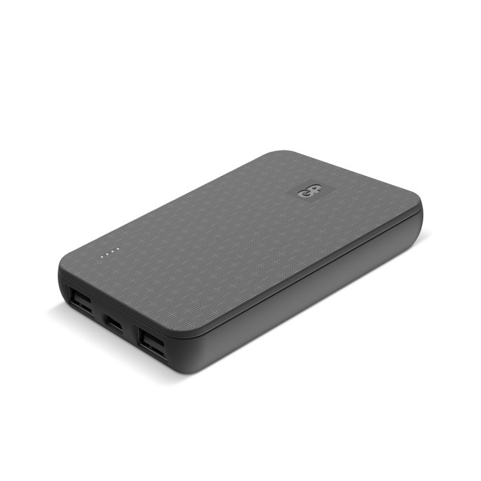 Batería externa para cargar 3 dispositivos simultáneamente 5.000 mAh color negro