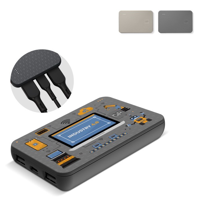 Batería externa para cargar 3 dispositivos simultáneamente 5.000 mAh