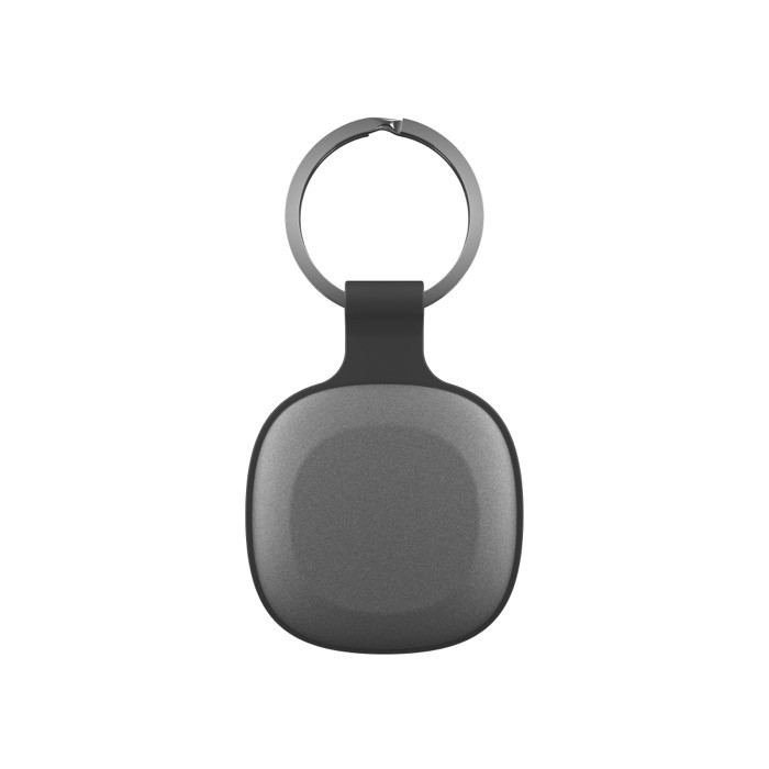 Localizador de objetos con llavero compatible con dispositivos Apple color gris oscuro tercera vista Localizador de objetos con llavero compatible con dispositivos Apple color gris oscuro tercera vista