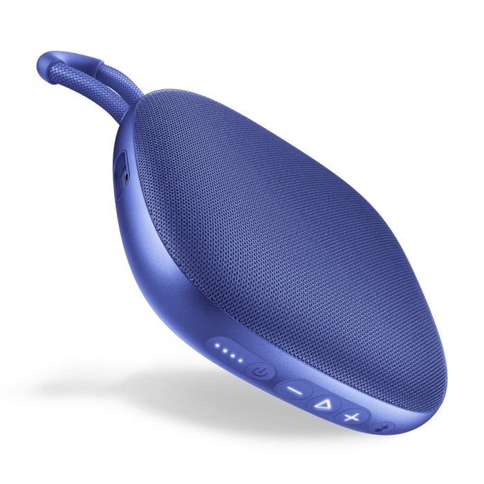 Altavoz portátil en varios colores con asa de transporte 5W color azul tercera vista Altavoz portátil en varios colores con asa de transporte 5W color azul tercera vista