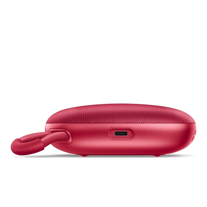 Altavoz portátil en varios colores con asa de transporte 5W color rojo quinta vista Altavoz portátil en varios colores con asa de transporte 5W color rojo quinta vista