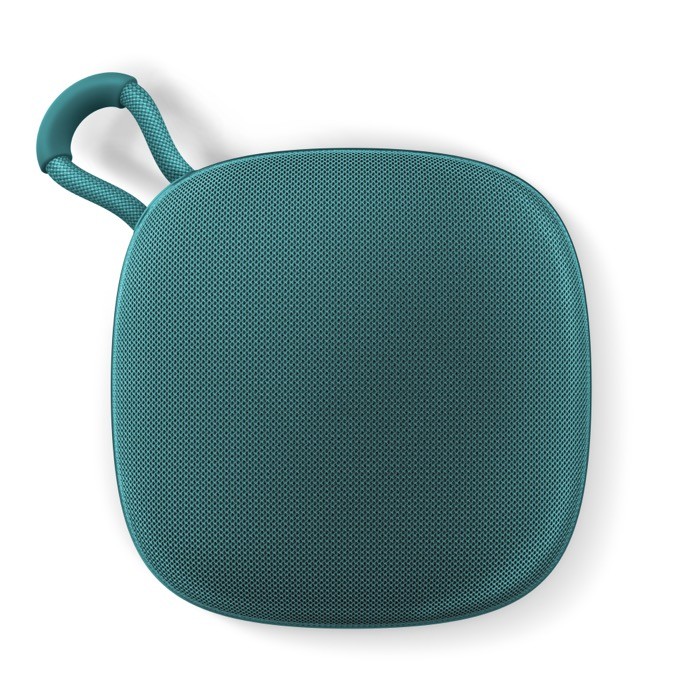 Altavoz portátil en varios colores con asa de transporte 5W color verde esmeralda Altavoz portátil en varios colores con asa de transporte 5W color verde esmeralda