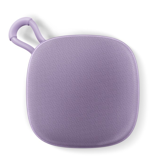 Altavoz portátil en varios colores con asa de transporte 5W color lila Altavoz portátil en varios colores con asa de transporte 5W color lila