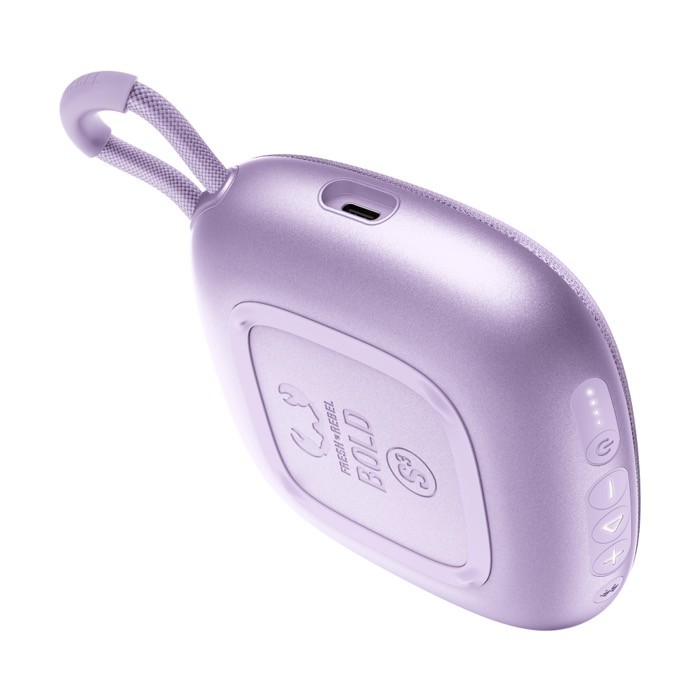 Altavoz portátil en varios colores con asa de transporte 5W color lila septima vista Altavoz portátil en varios colores con asa de transporte 5W color lila septima vista