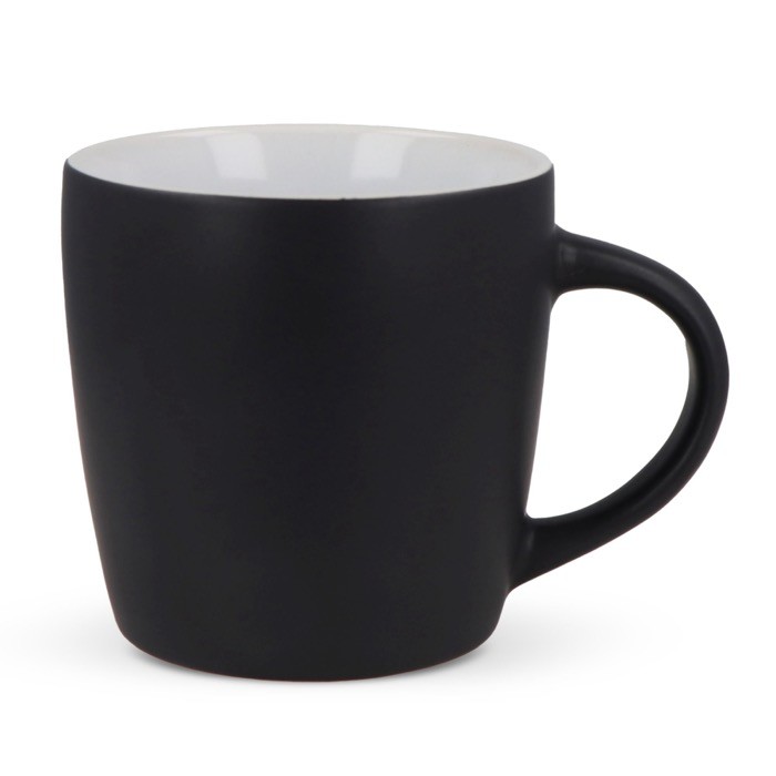 Taza de cerámica en varios colores modernos 250ml color negro Taza de cerámica en varios colores modernos 250ml color negro