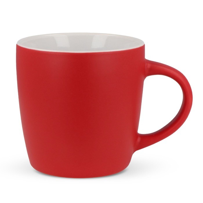 Taza de cerámica en varios colores modernos 250ml color rojo Taza de cerámica en varios colores modernos 250ml color rojo