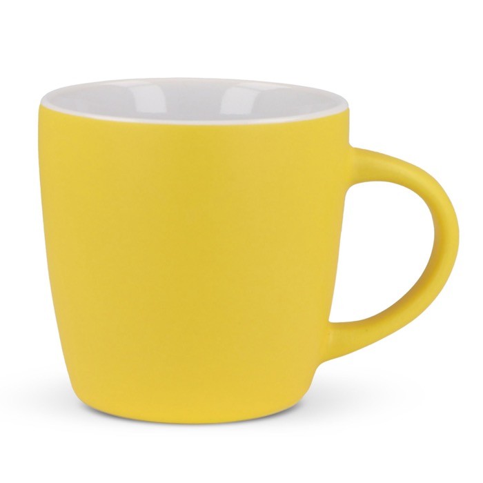 Taza de cerámica en varios colores modernos 250ml color amarillo Taza de cerámica en varios colores modernos 250ml color amarillo