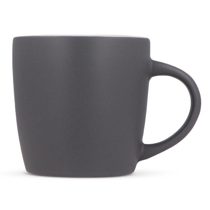 Taza de cerámica en varios colores modernos 250ml color gris segunda vista Taza de cerámica en varios colores modernos 250ml color gris segunda vista