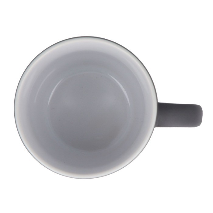 Taza de cerámica en varios colores modernos 250ml color gris quinta vista Taza de cerámica en varios colores modernos 250ml color gris quinta vista