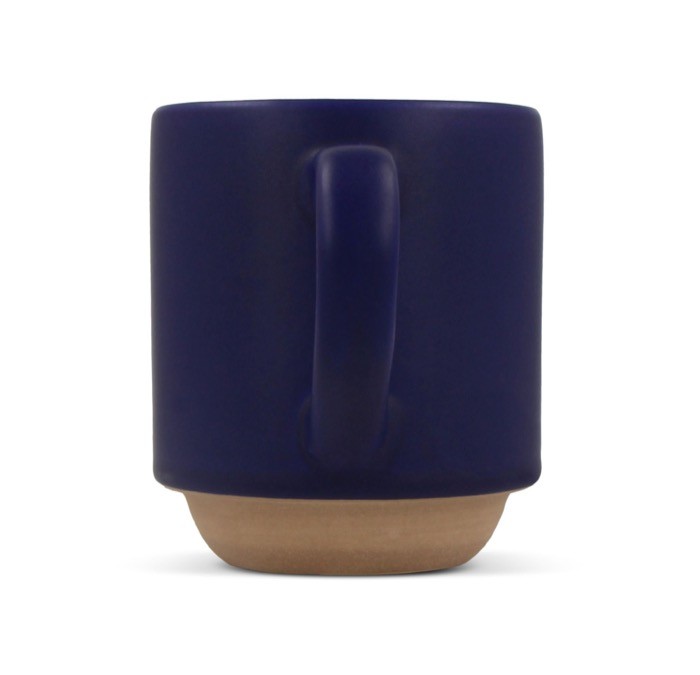 Taza con elegante diseño Finlandés en la parte de abajo 180ml color azul oscuro cuarta vista Taza con elegante diseño Finlandés en la parte de abajo 180ml color azul oscuro cuarta vista