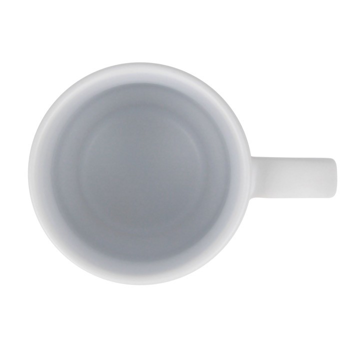Taza con elegante diseño Finlandés en la parte de abajo 300ml color blanco quinta vista Taza con elegante diseño Finlandés en la parte de abajo 300ml color blanco quinta vista