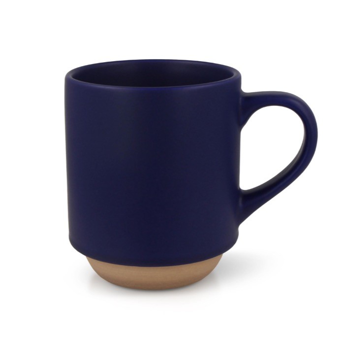Taza con elegante diseño Finlandés en la parte de abajo 300ml color azul oscuro Taza con elegante diseño Finlandés en la parte de abajo 300ml color azul oscuro