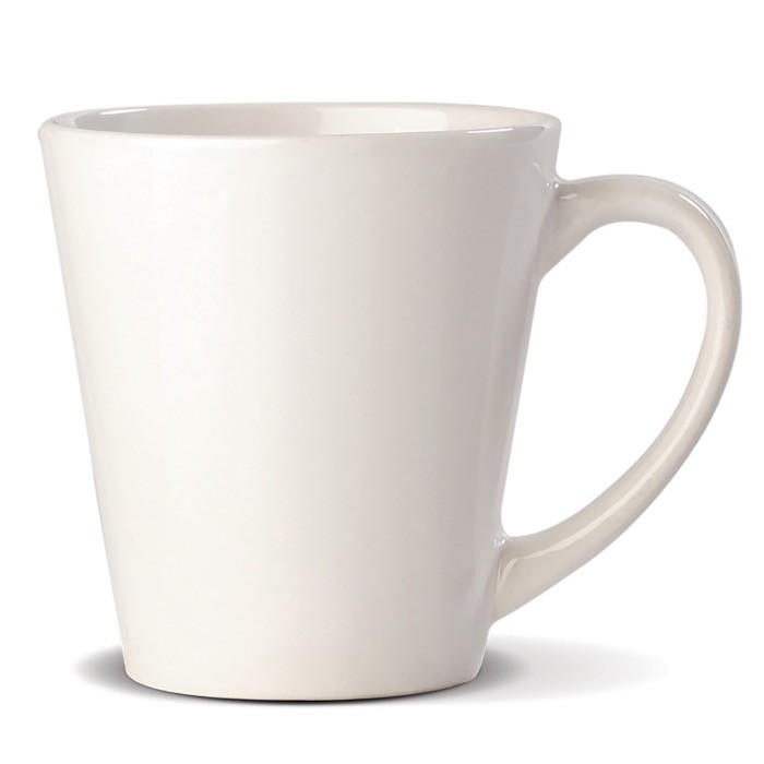 Taza blanca de cerámica especial para sublimación 350ml color blanco segunda vista Taza blanca de cerámica especial para sublimación 350ml color blanco segunda vista