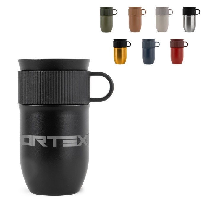 Taza térmica de acero inoxidable con pequeña asa 280ml Taza térmica de acero inoxidable con pequeña asa 280ml