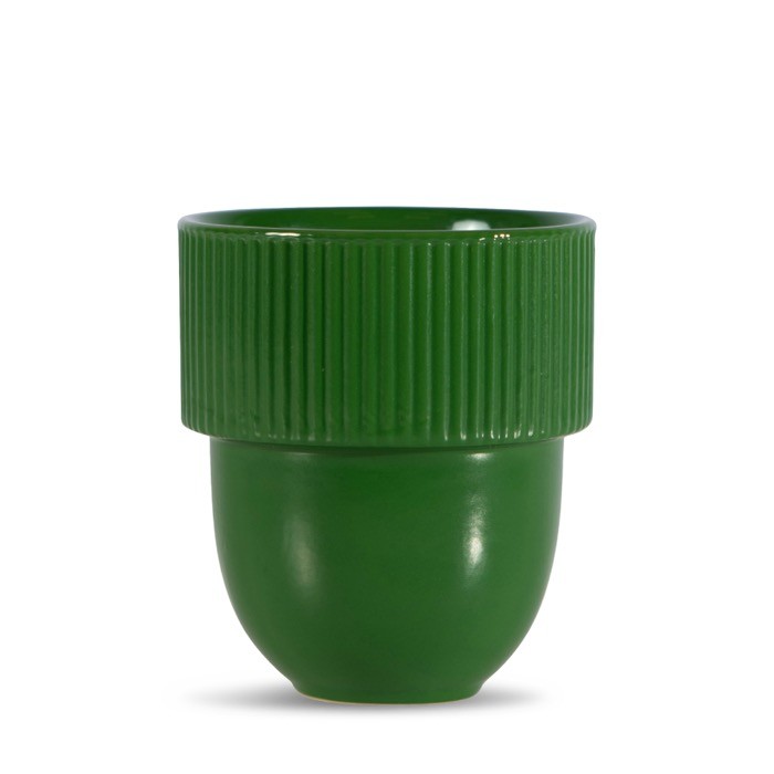 Taza apilable de original diseño en muchos colores 270ml color verde