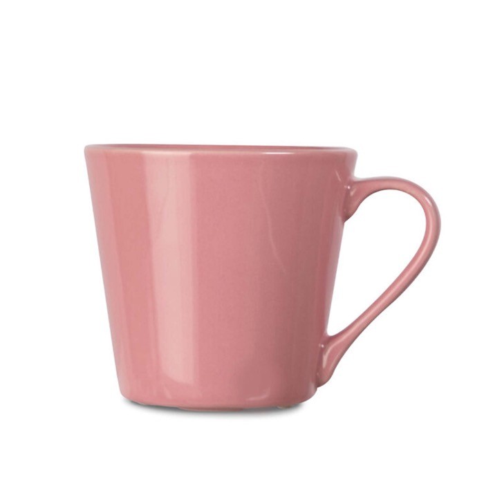 Taza en variedad de colores con drenajes para lavavajillas 200ml color rosa