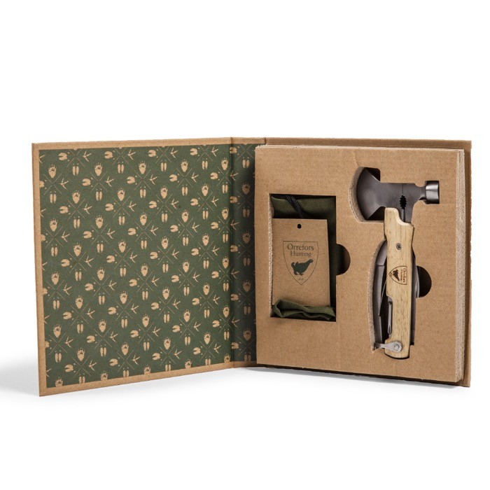 Caja de multiherramientas de lujo marca Orrefors Hunting color madera segunda vista
