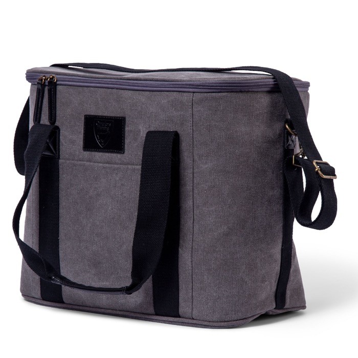 Bolsa nevera con asas de doble tamaño para agarre Orrefors Hunting 27 color gris