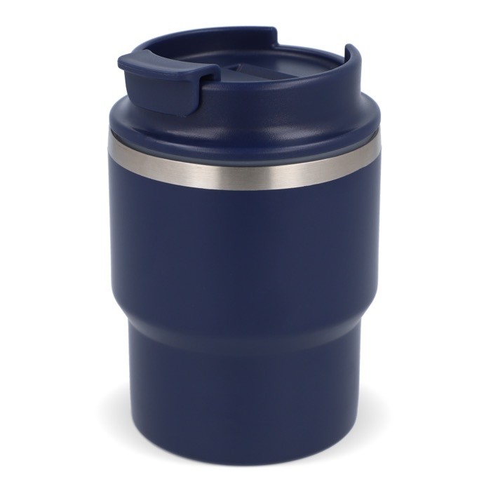 Vaso take away apilable de viaje en varios colores 280ml color azul oscuro