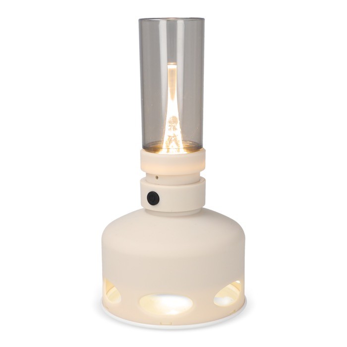 Lámpara LED estilo vintage recargable con sensor de soplado color beige Lámpara LED estilo vintage recargable con sensor de soplado color beige