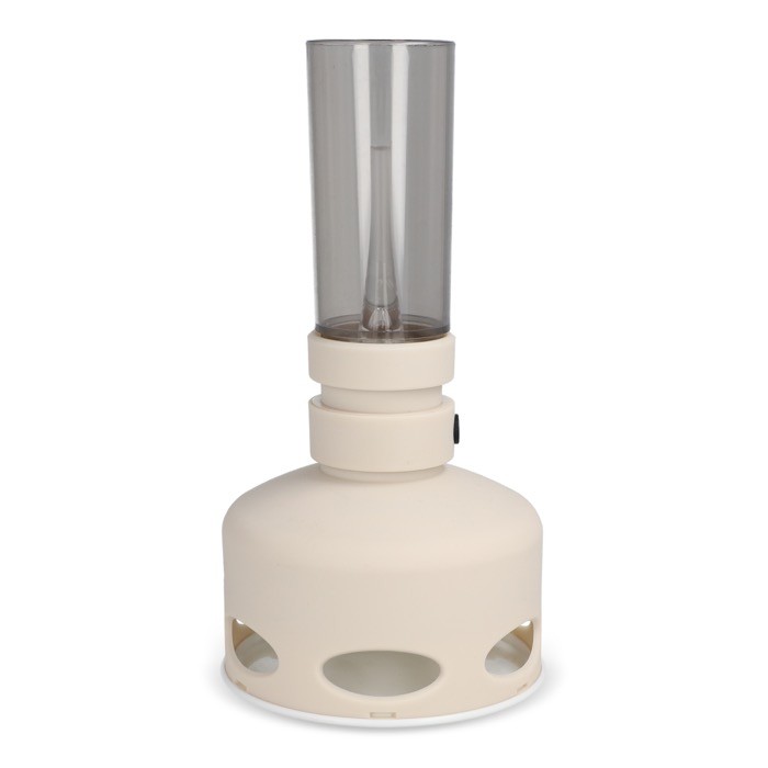 Lámpara LED estilo vintage recargable con sensor de soplado color beige segunda vista Lámpara LED estilo vintage recargable con sensor de soplado color beige segunda vista